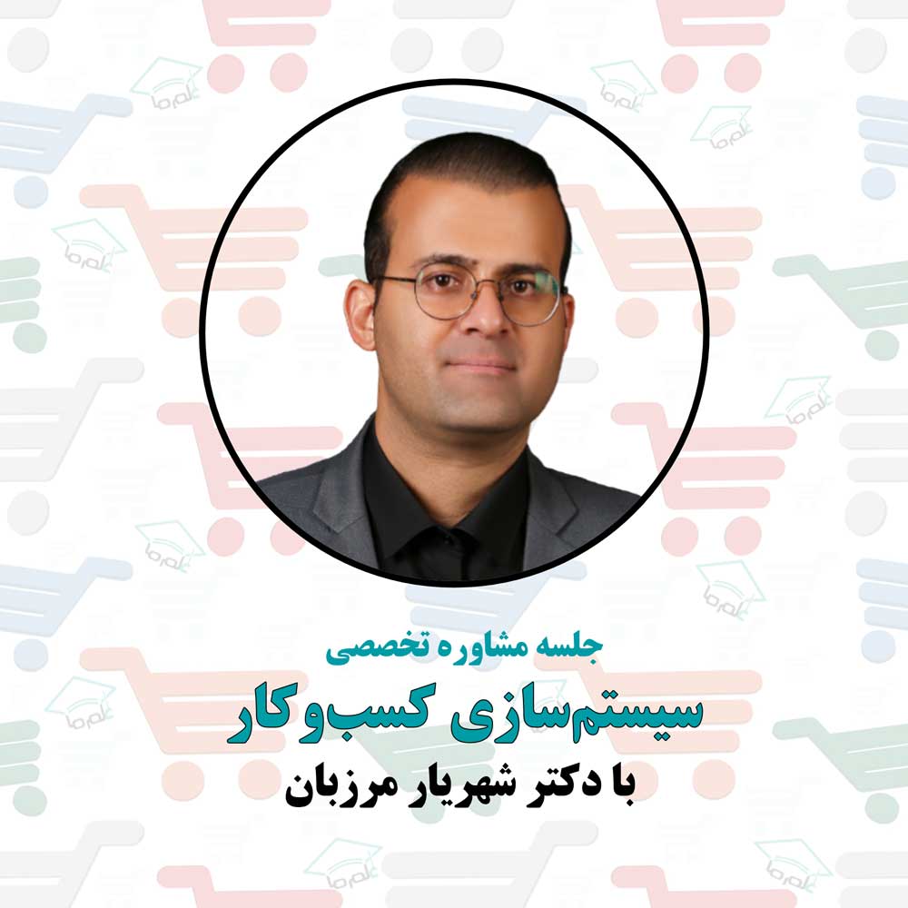 جلسه مشاوره سیستم سازی کسب و کار با دکتر شهریار مرزبان